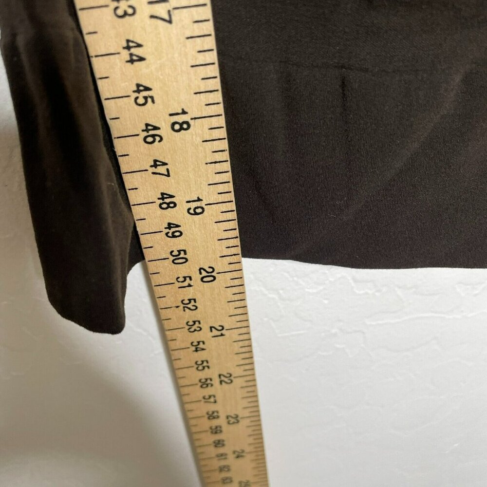 Spanx Brown Bittersweet Control Classic Long Sleeve Top - Picture 9 of 9